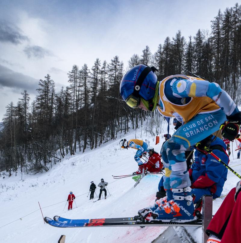 départ du slalom paralelle